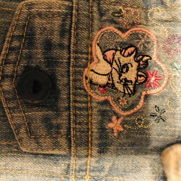Vintage Disney Jacket and Pants Denim, 100% Cotton Aristocats Infant 3-6 Months - Picture 6 of 13